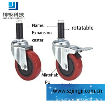 PU Screwtthread Caster Wheel